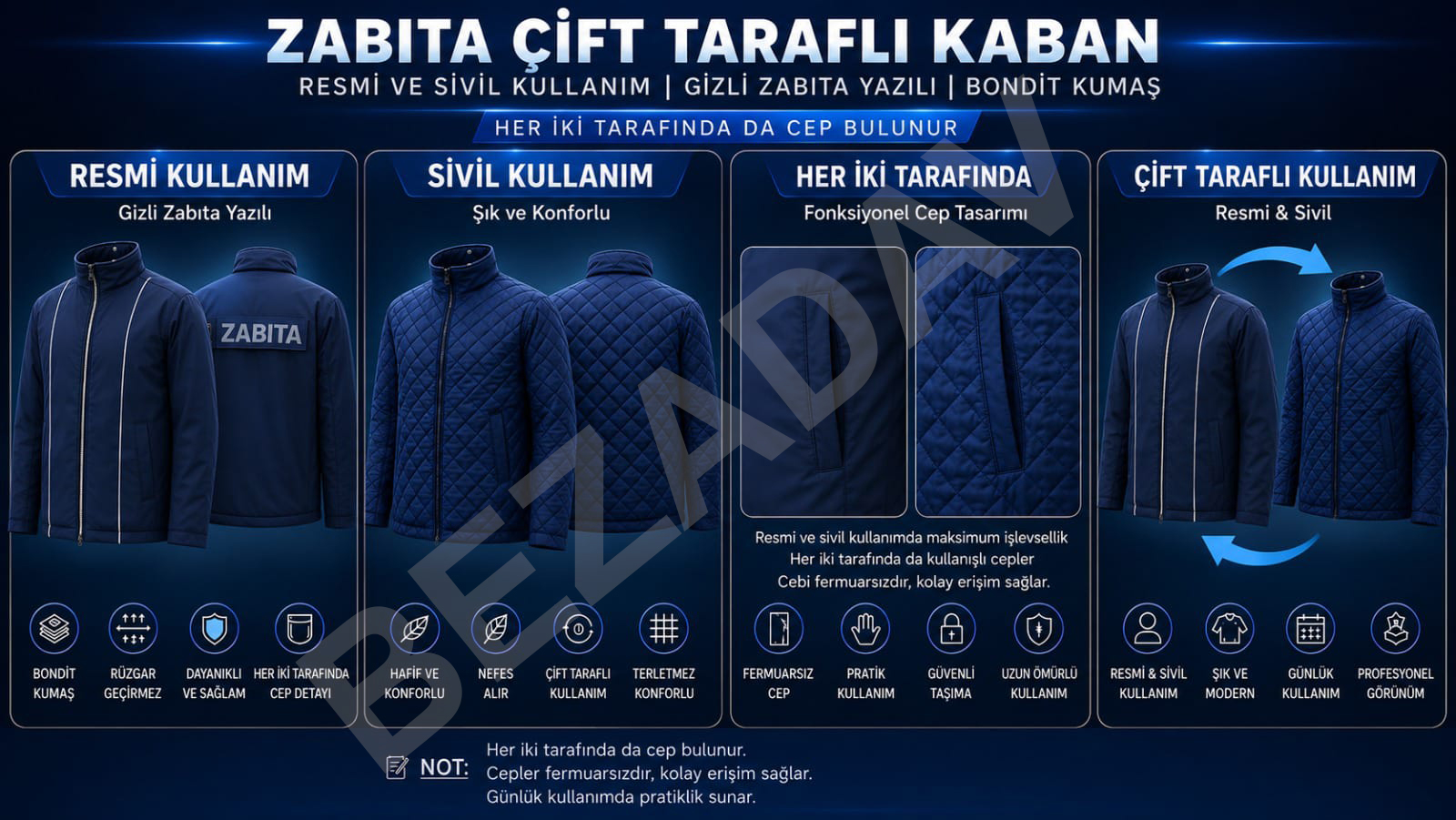 Zabıta Çift Taraflı Kaban