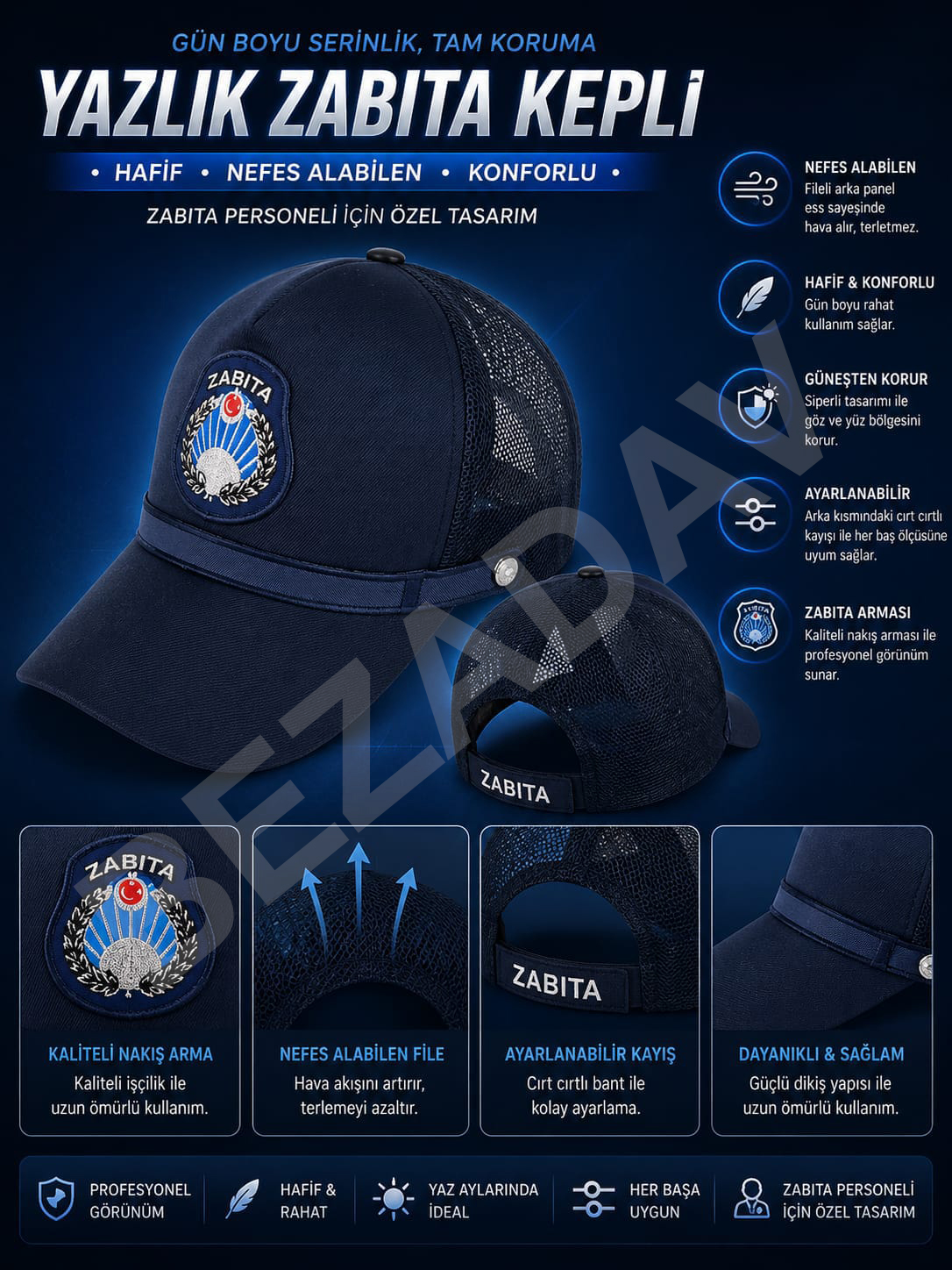 Yazlık Zabıta Kepi